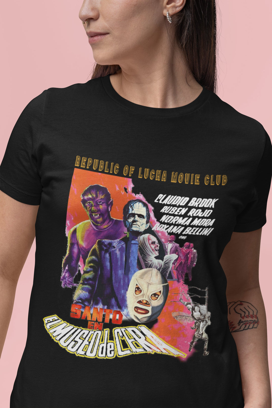 "Lucha Movie Club" Apparel