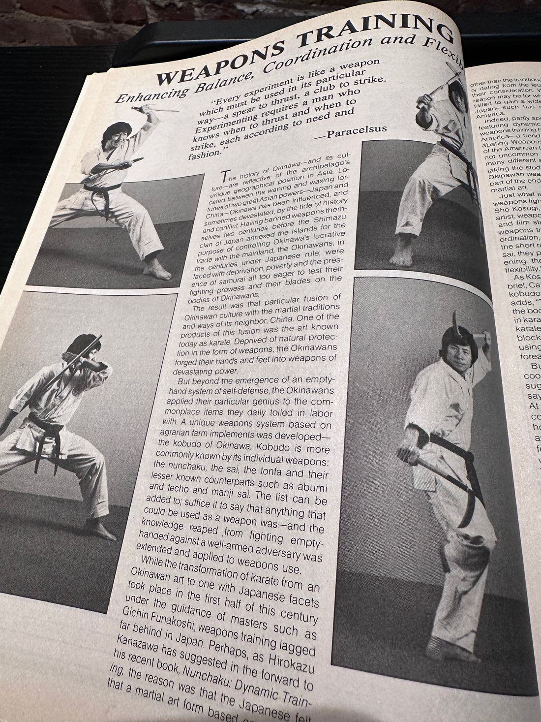 Sho Kosugi Autographed "Kick Illustrated" July 1983 VG