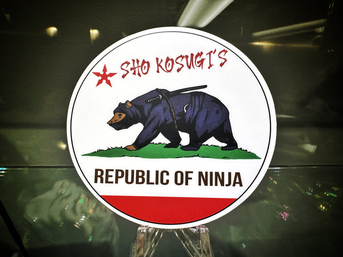 Sho Kosugi's Republic of Ninja Seal Sticker