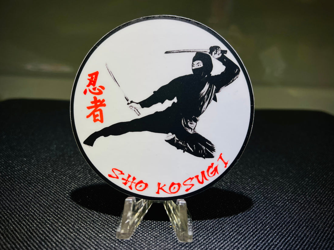 Sho Kosugi Poster Kick Sticker