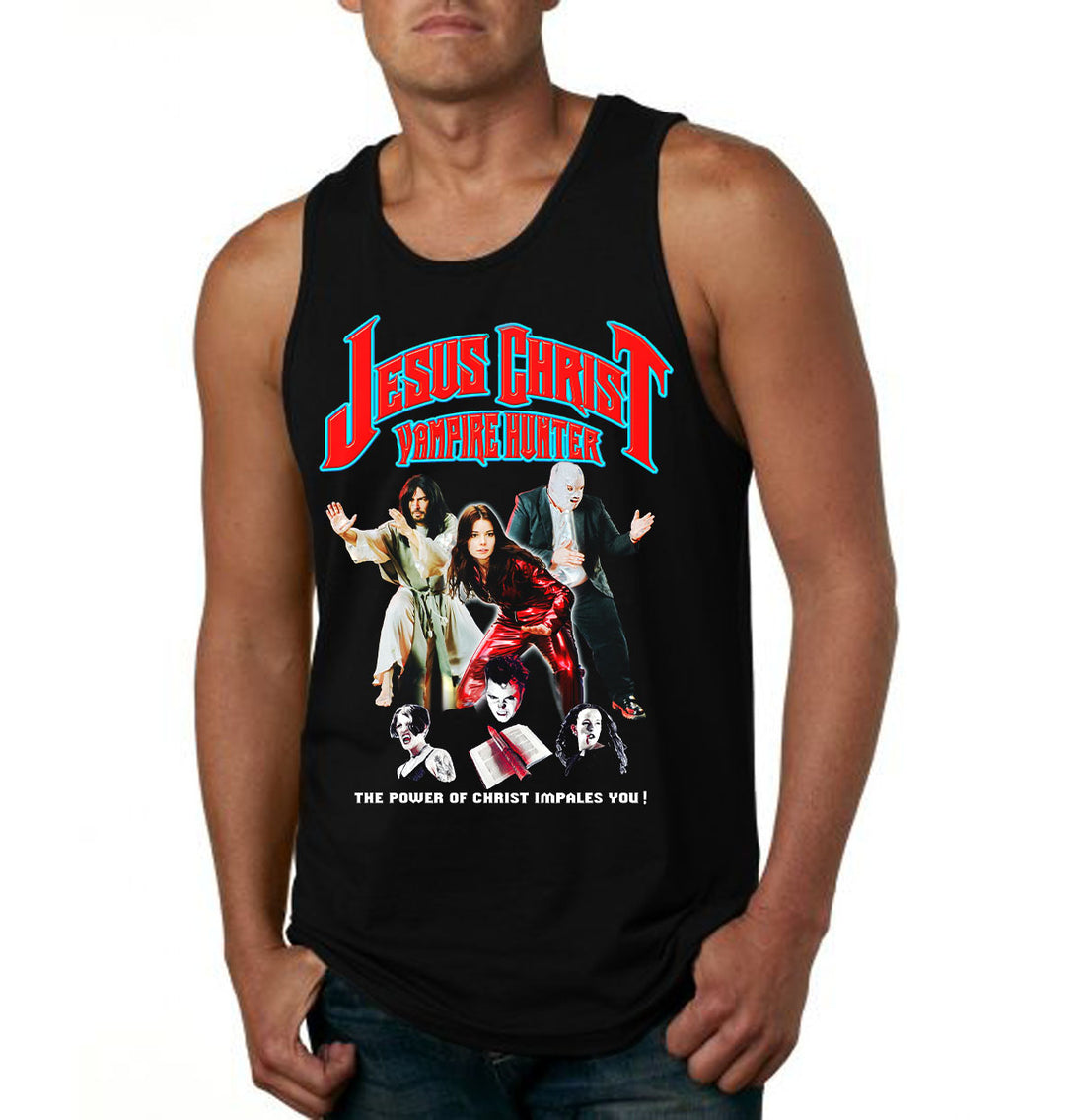 Lucha Movie Club: "JESUS CHRIST VAMPIRE HUNTER" t-shirt