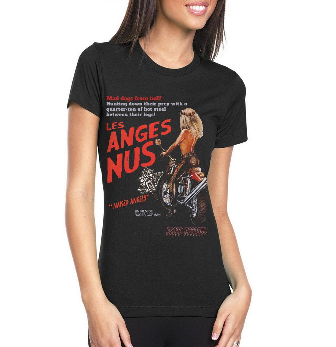 NAKED ANGELS French Poster 650CC t-shirt