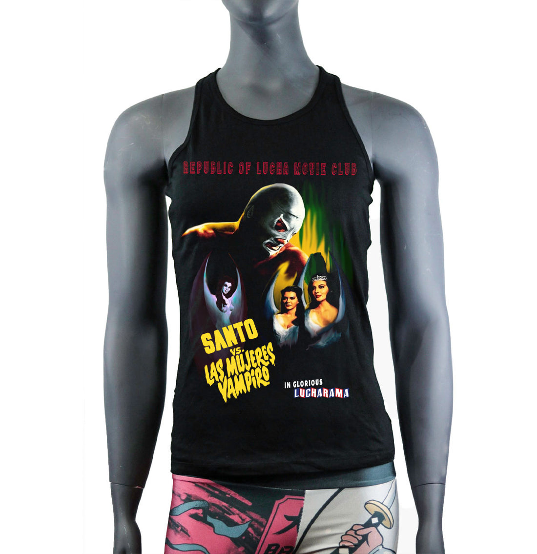 Lucha Movie Club: "SANTO VS LAS MUJERES VAMPIRO" t-shirt
