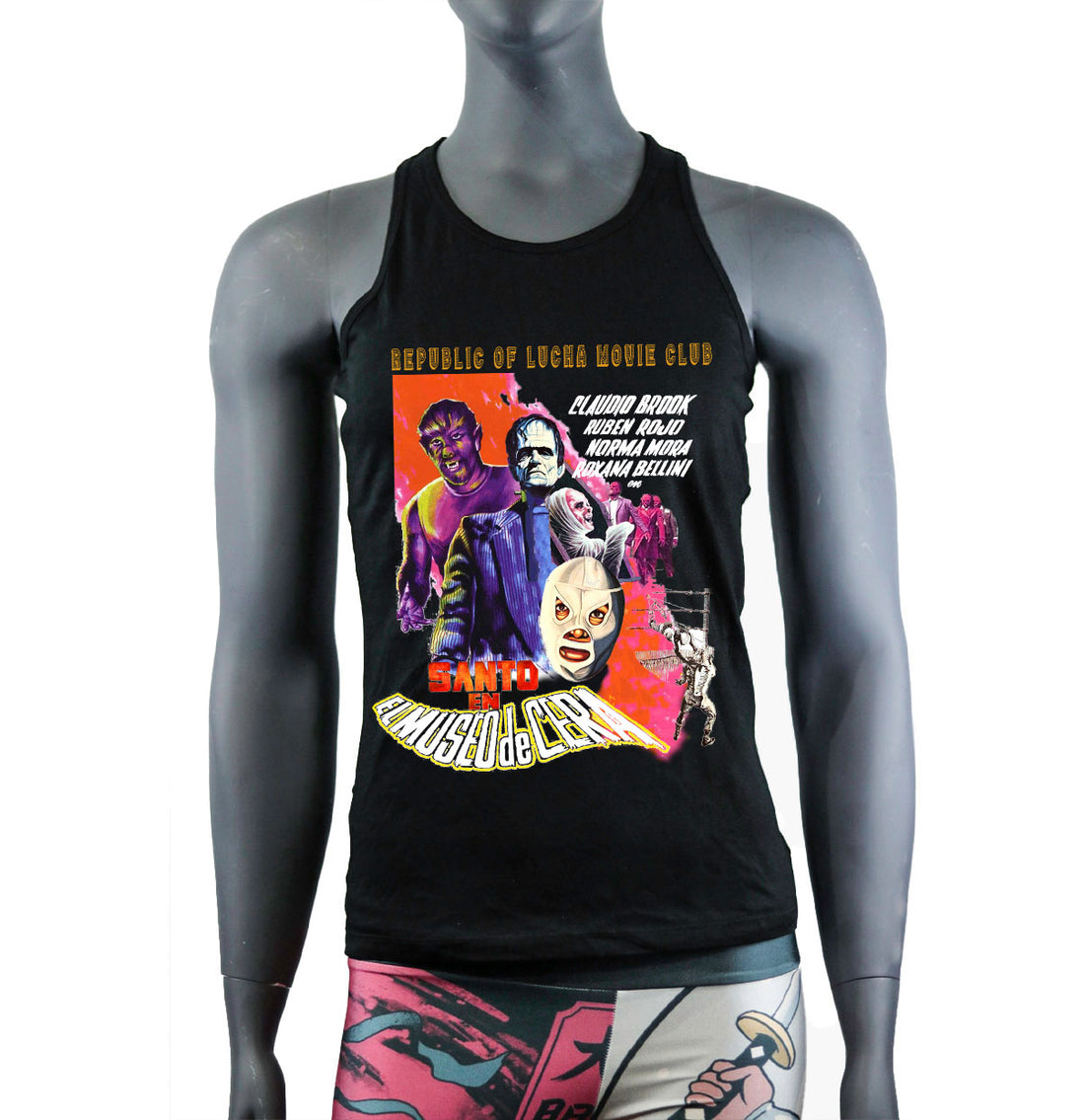 Lucha Movie Club: "SANTO IN THE WAX MUSEUM" t-shirt