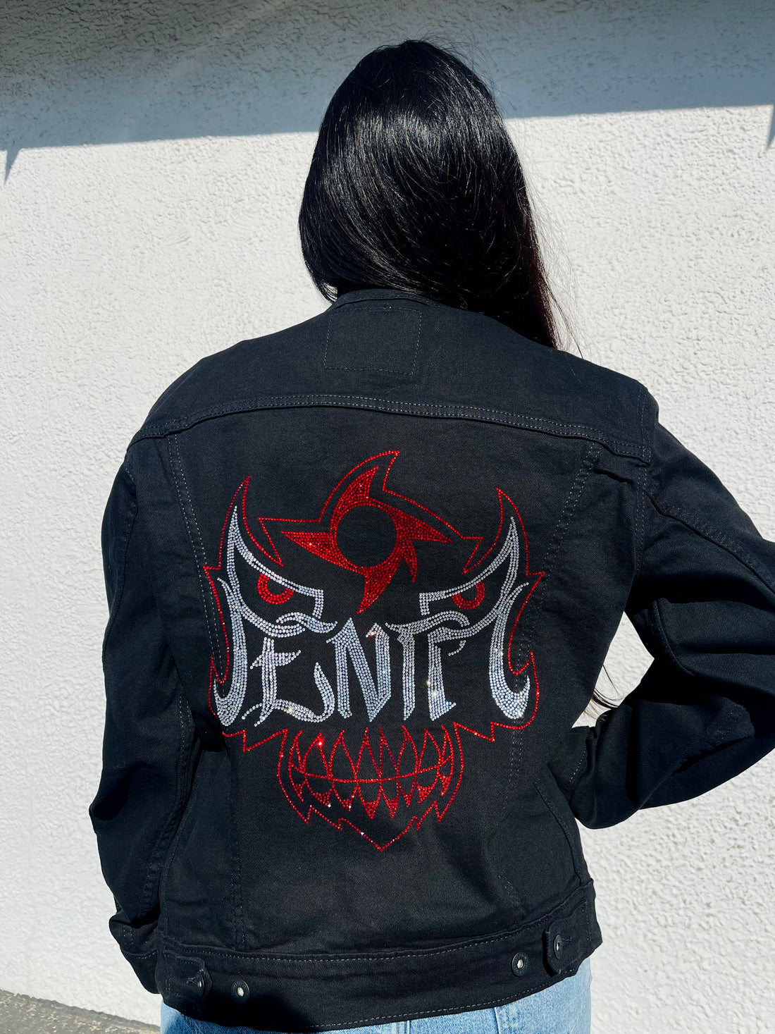 Rhinestone Levi's trucker denim jackets