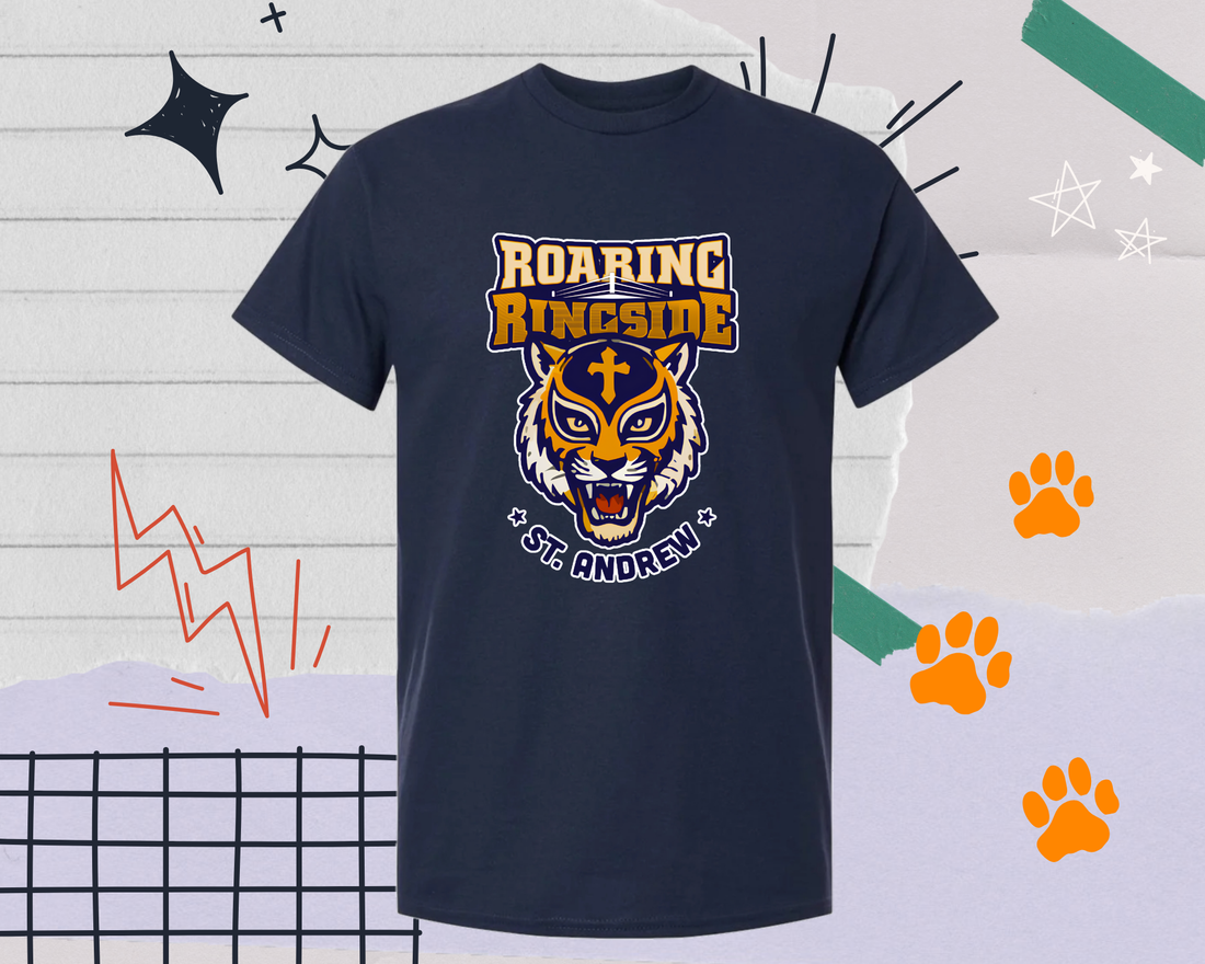 Official Roaring Ringside "Tiger" T-Shirt