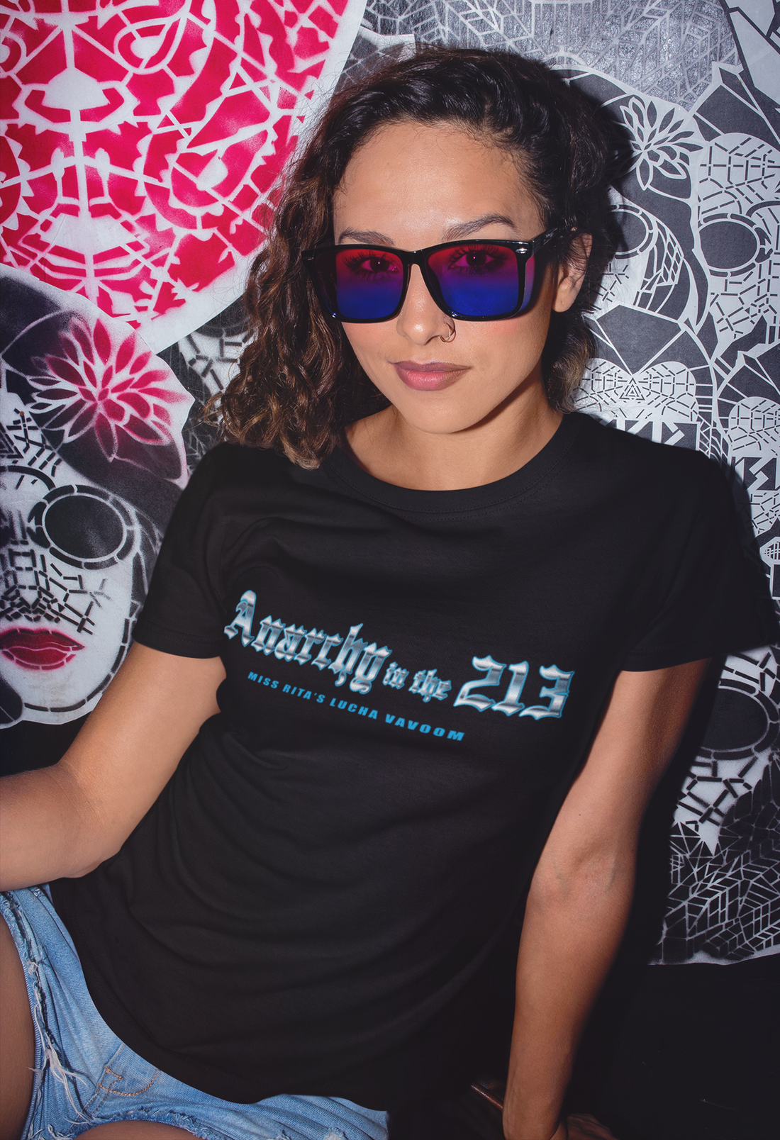Miss Rita's LVV "ANARCHY IN THE 213" t-shirt