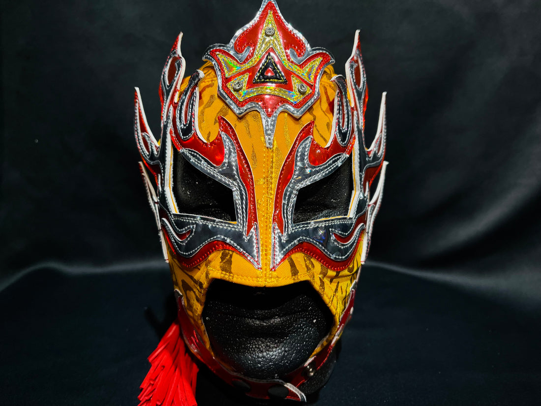 Rey Fenix - "Orange Flame" Mask *AUTOGRAPHED*