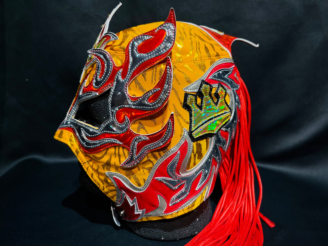 Rey Fenix - "Orange Flame" Mask *AUTOGRAPHED*