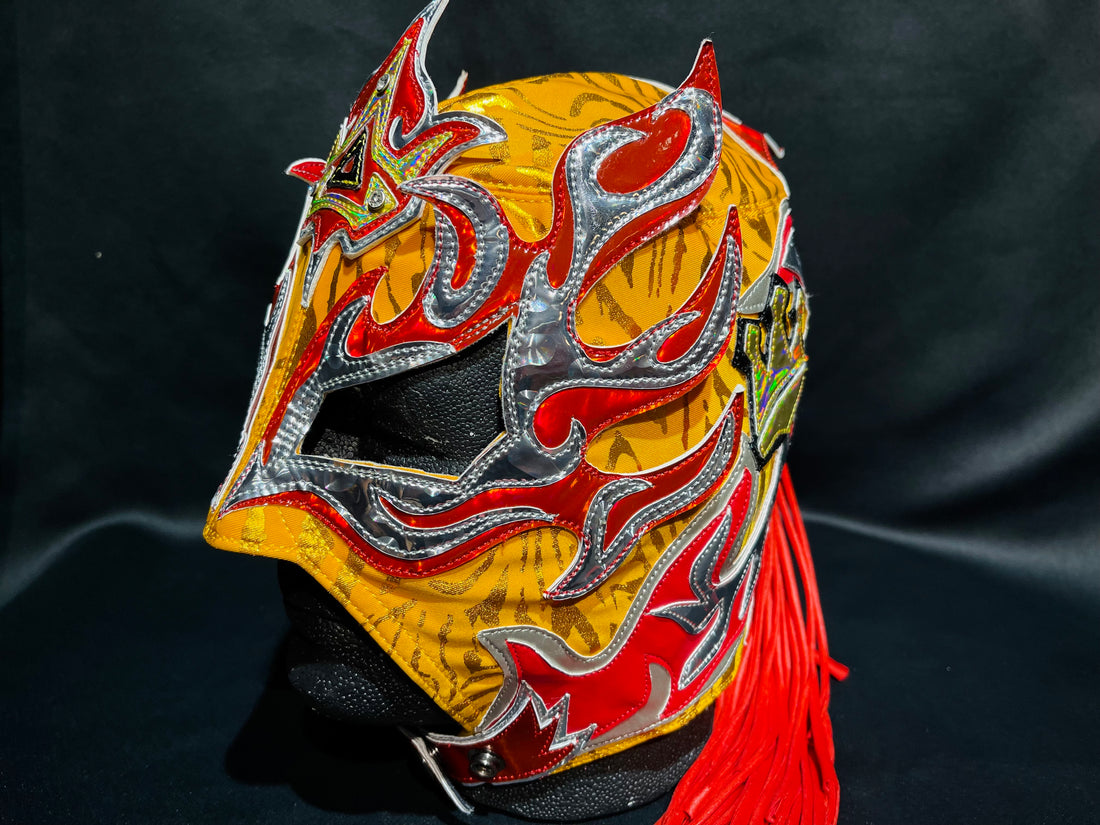 Rey Fenix - "Orange Flame" Mask *AUTOGRAPHED*