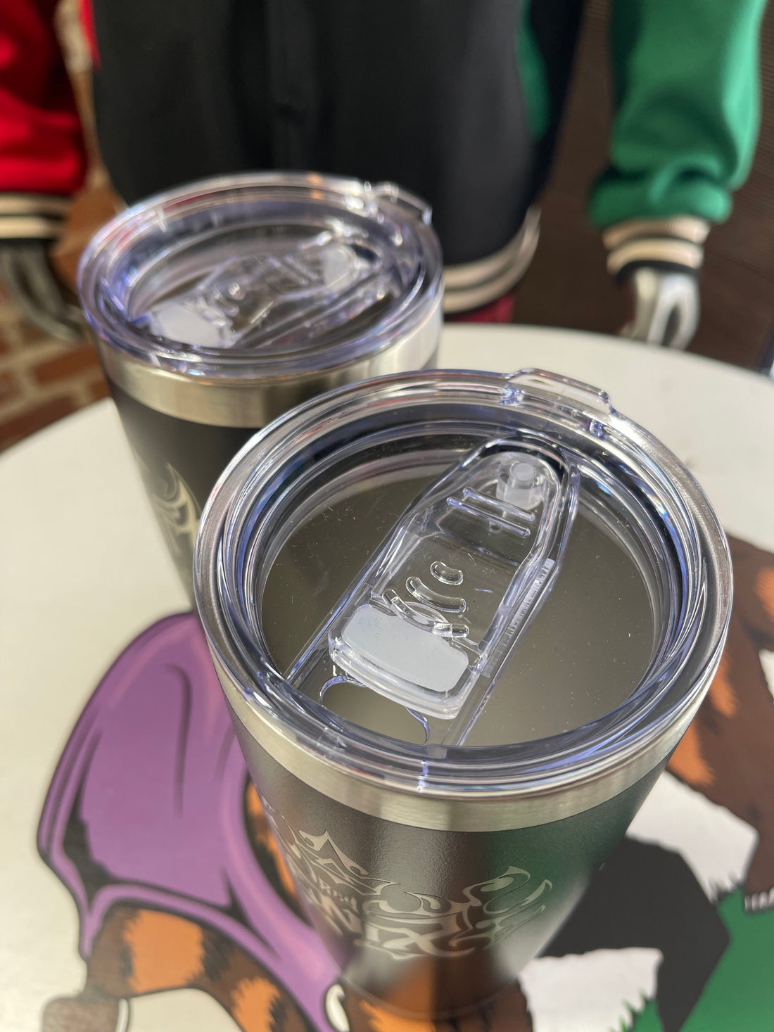 "LB" Stainless Steel Travel Mug