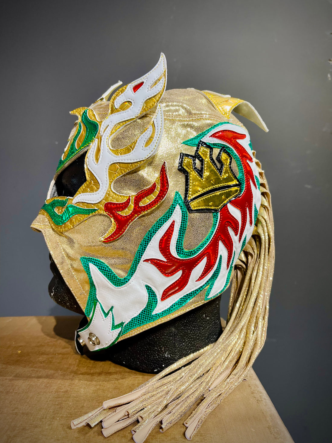 Rey Fenix - "MX GOLD" *MATCH WORN* Mask