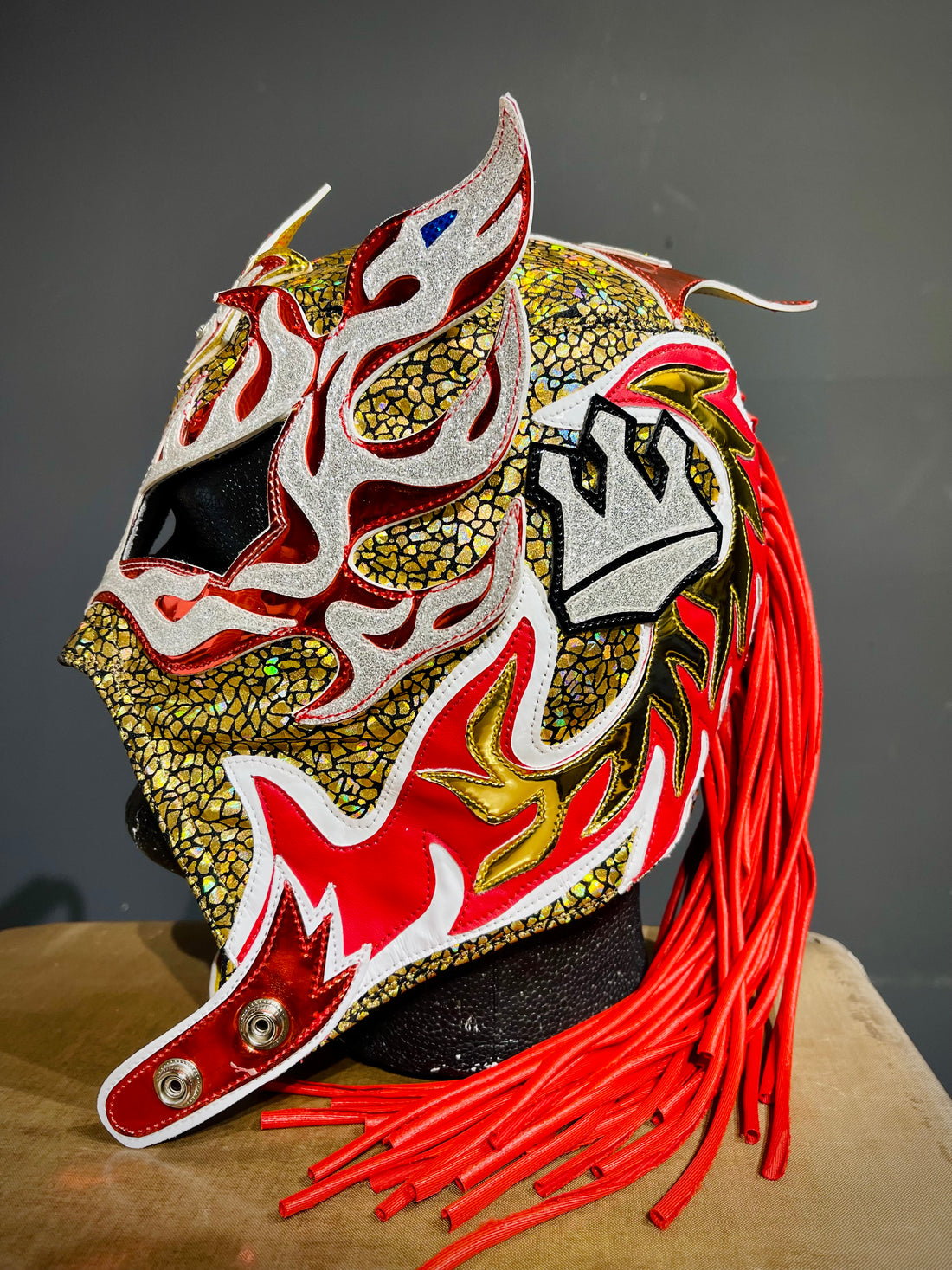 Rey Fenix - "ORO ROJO" *MATCH WORN* Mask