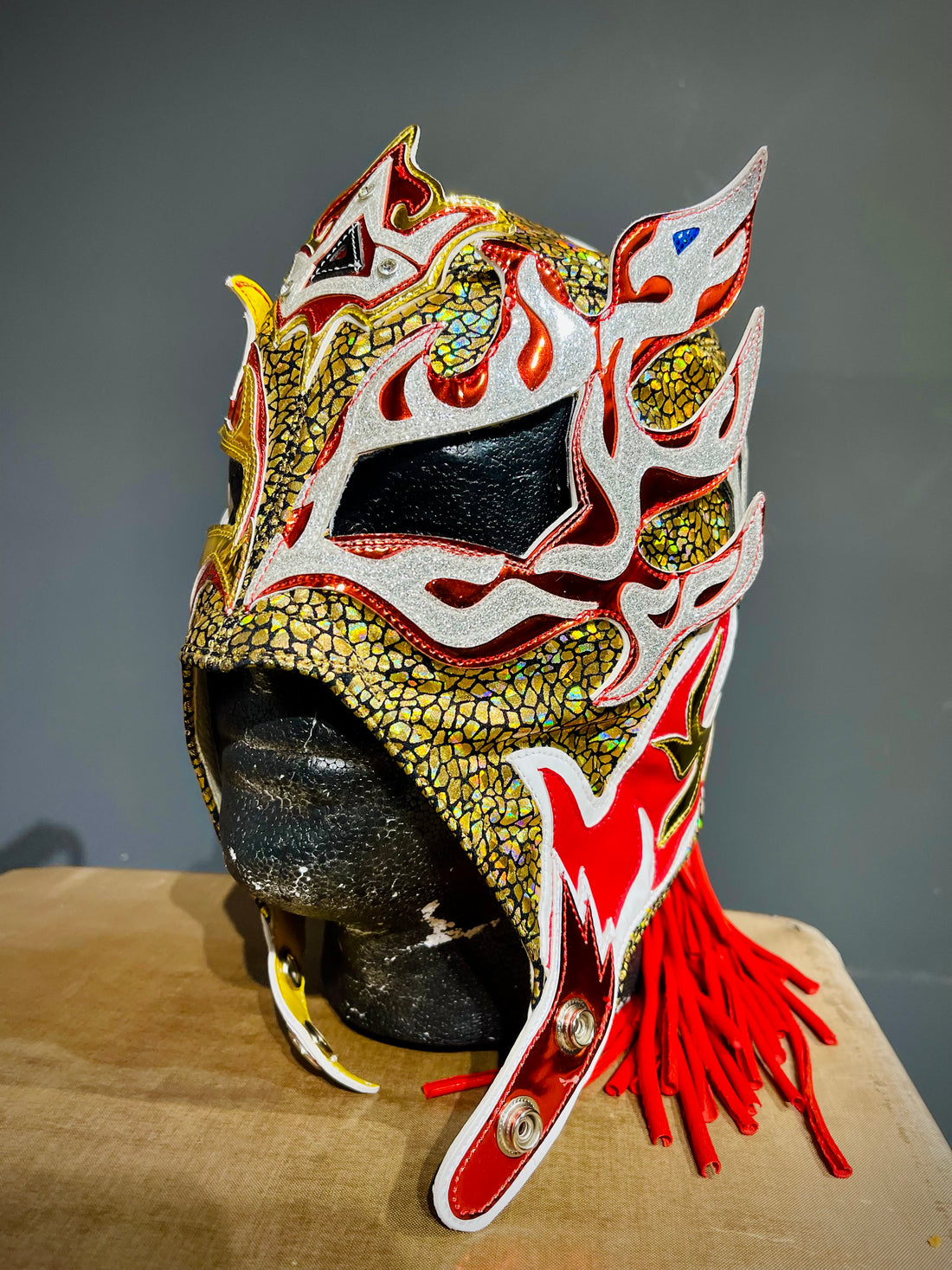 Rey Fenix - "ORO ROJO" *MATCH WORN* Mask