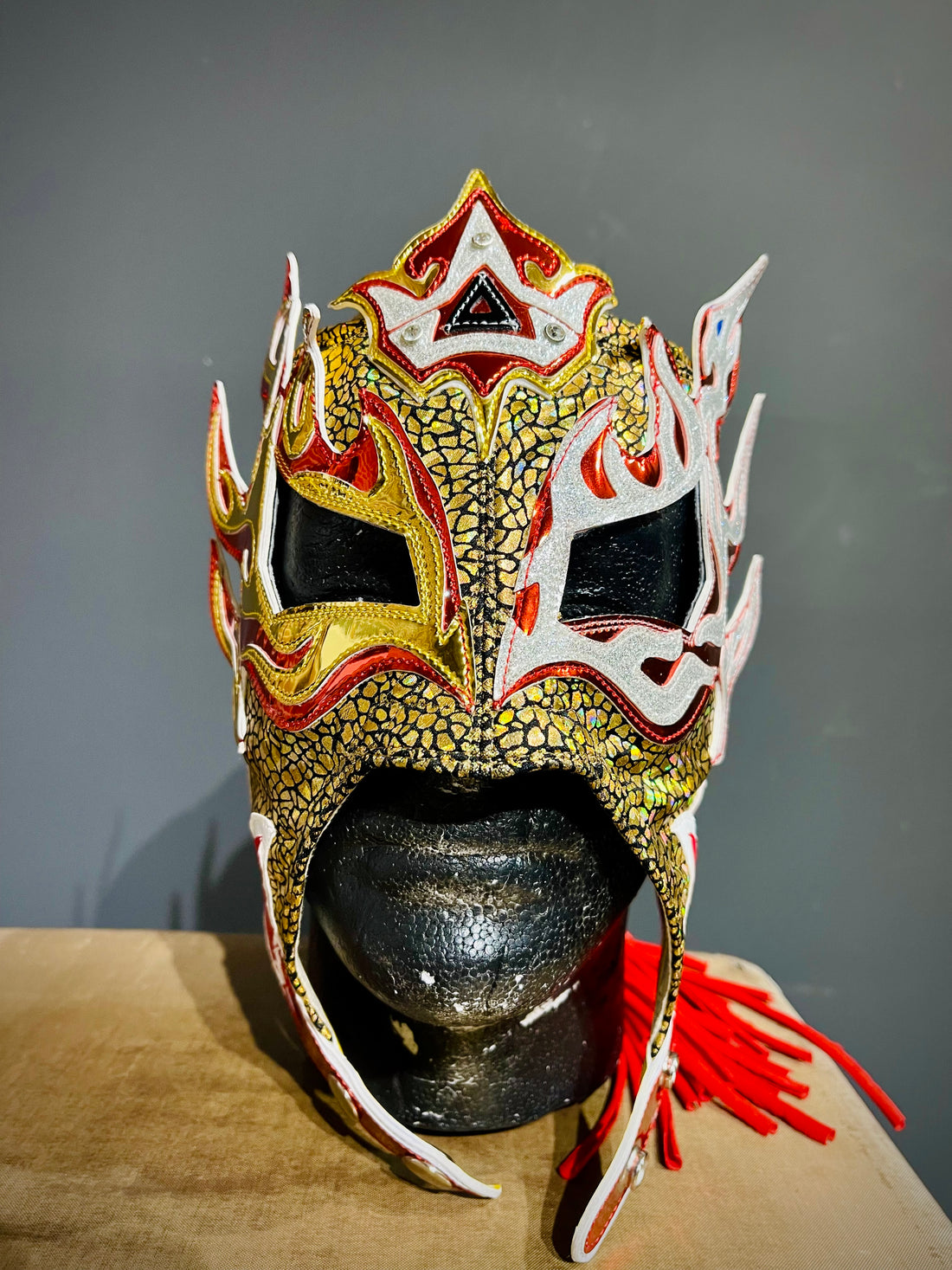 Rey Fenix - "ORO ROJO" *MATCH WORN* Mask
