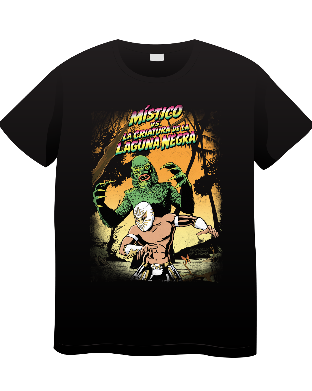 "Mistico vs La Criatura" t-shirt