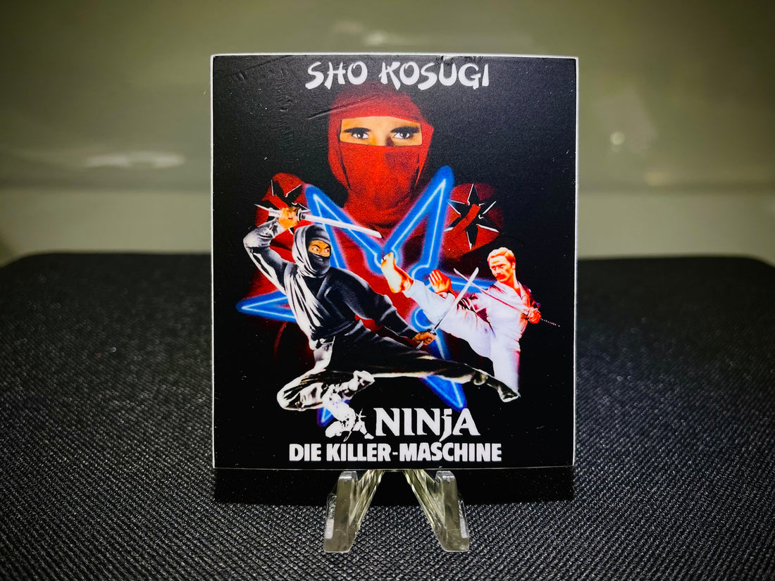 Sho Kosugi Enter The Ninja German Poster Sticker