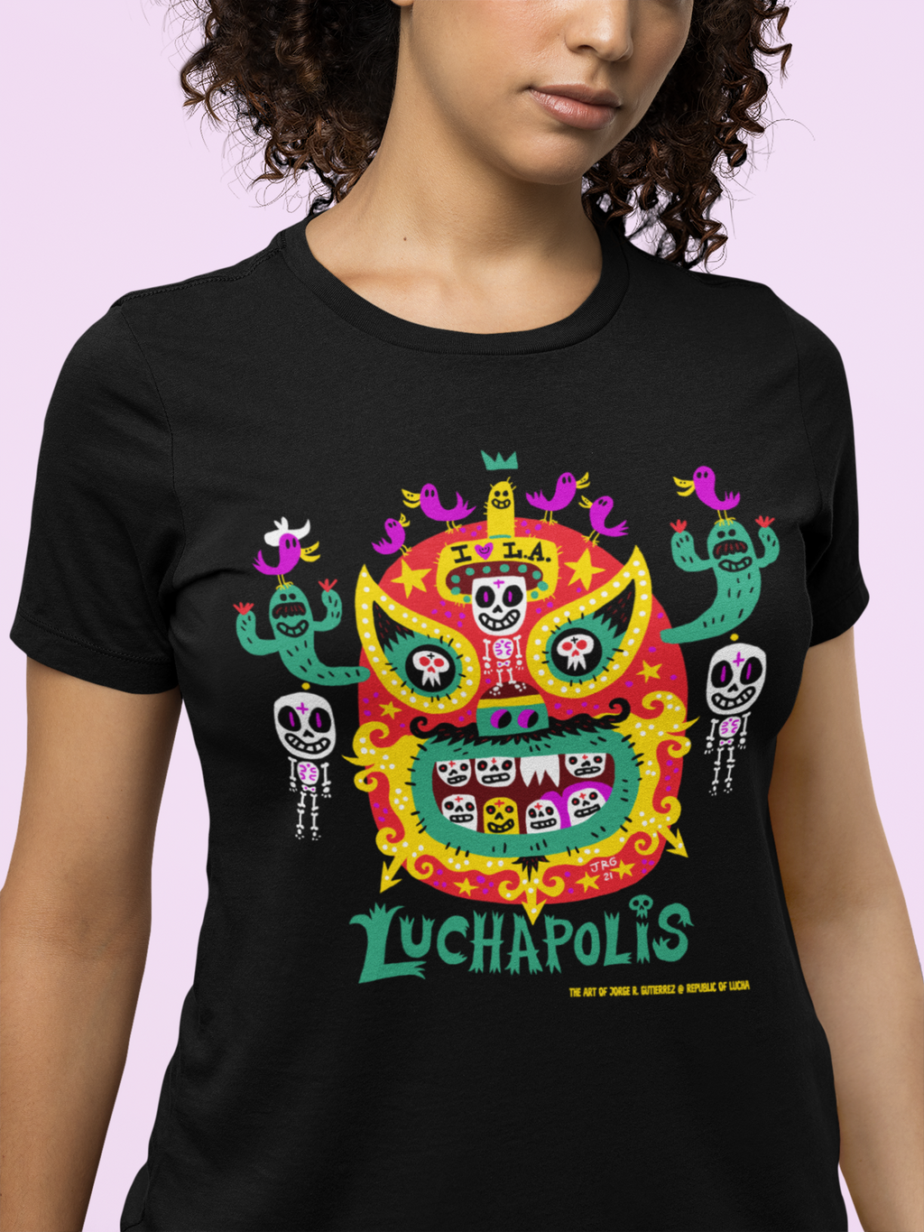 LUCHAPOLIS Jorge R. Gutierrez t-shirt – Republic of Lucha