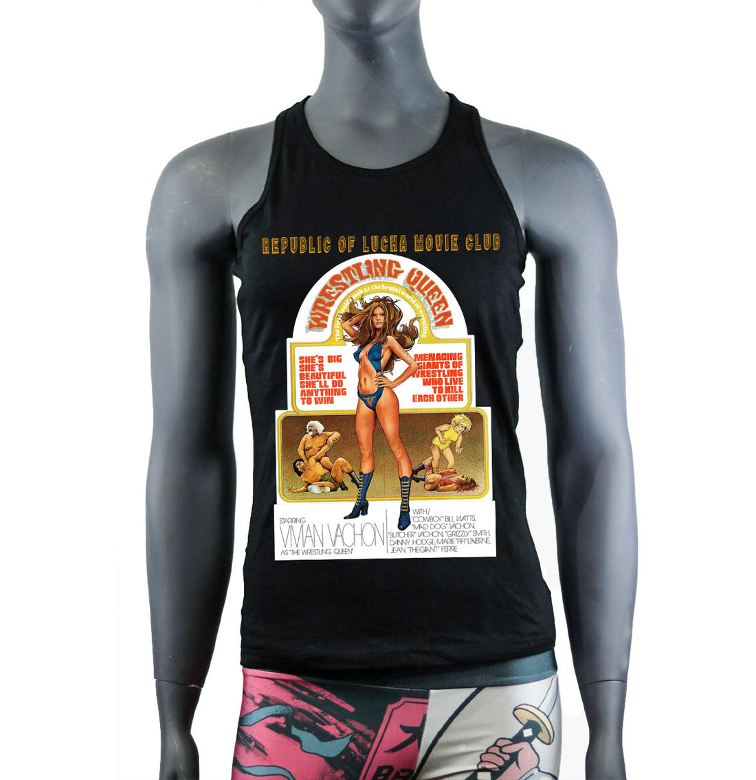 Lucha Movie Club: "WRESTLING QUEEN" t-shirt