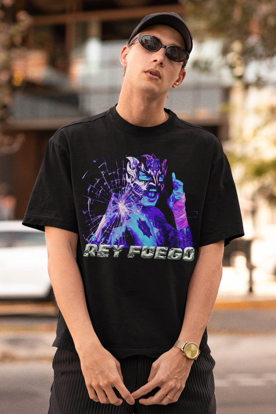 Official REY FUEGO "Cyber" t-shirt