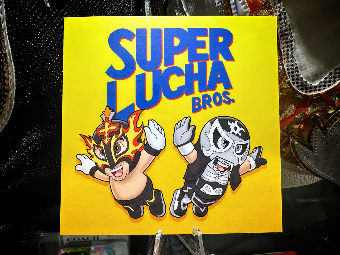 Super Lucha Bros sticker